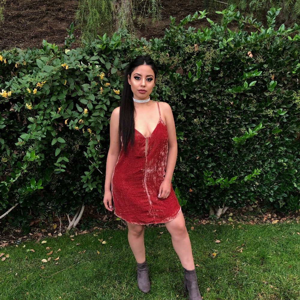 Soft Rustic Short Dress